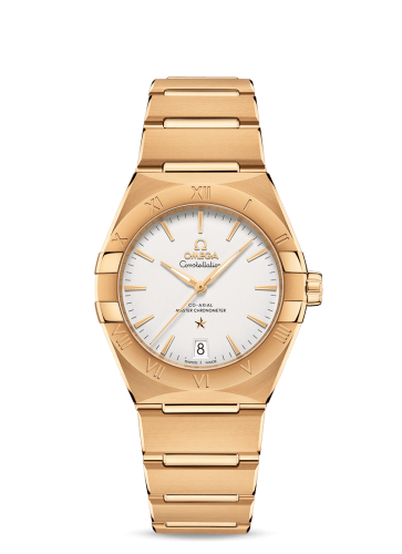 Omega Constellation Master Chronometer 36 Yellow Gold / Silver / Bracelet